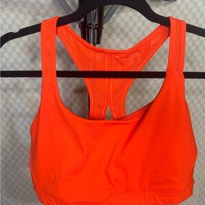 Athleta Vibrant Orange Sports Bra